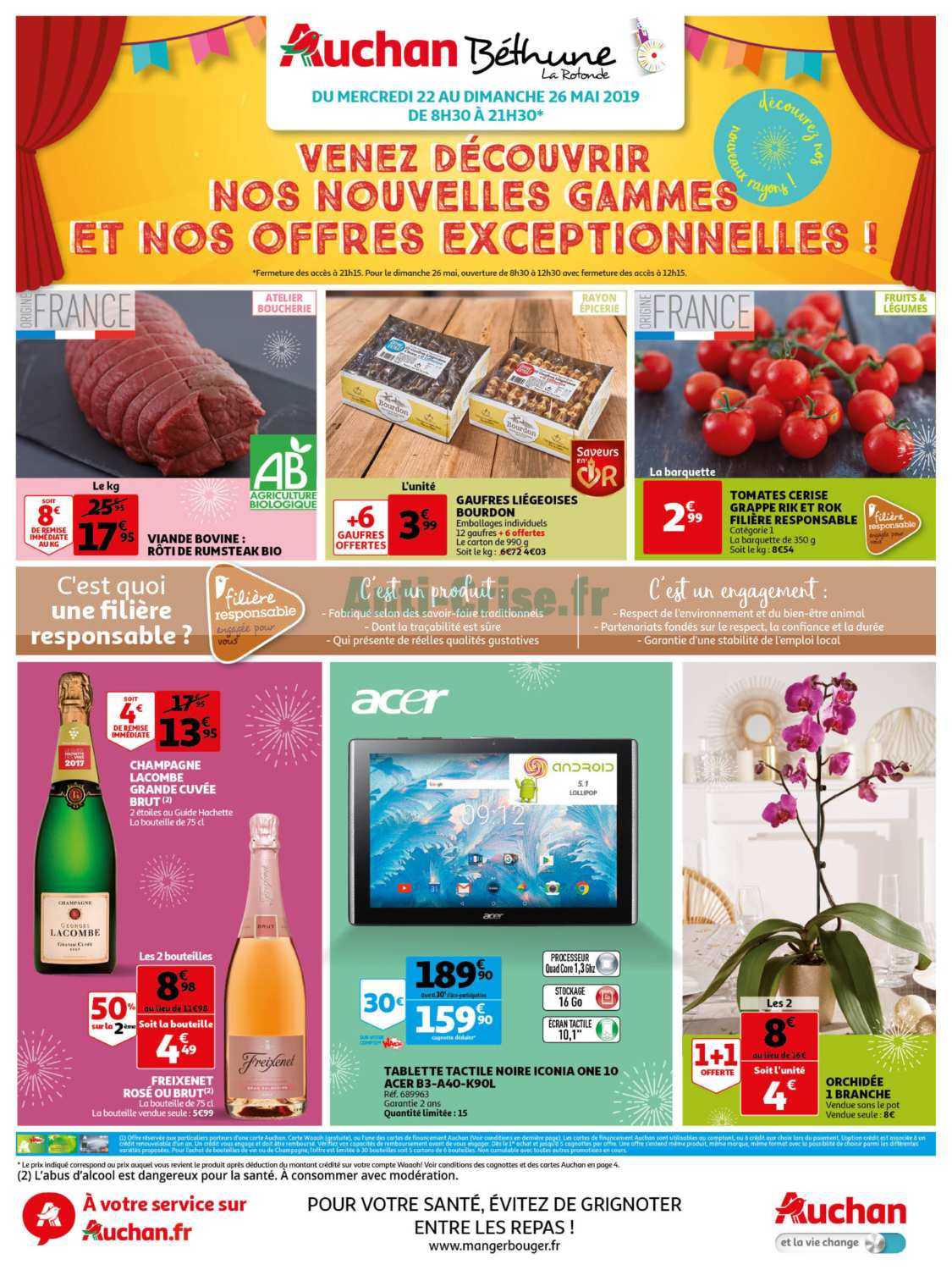 Anti Crise Fr Catalogue Auchan Local Du Au Mai B Thune