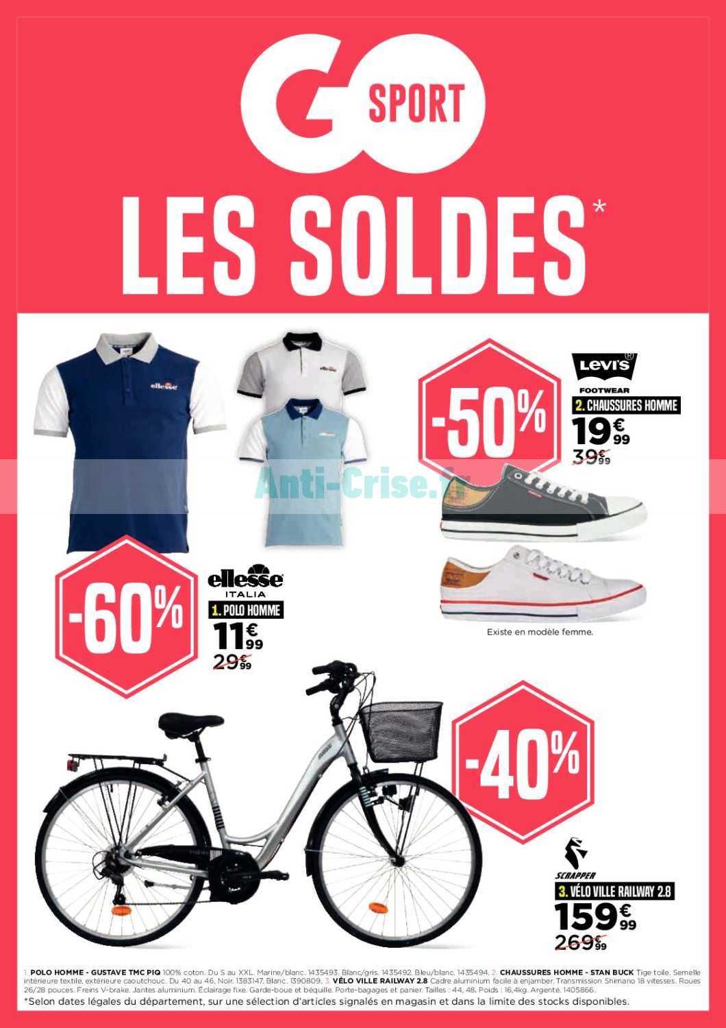 Anti Crise Fr Catalogue Go Sport Du Juin Au Ao T Go Sport