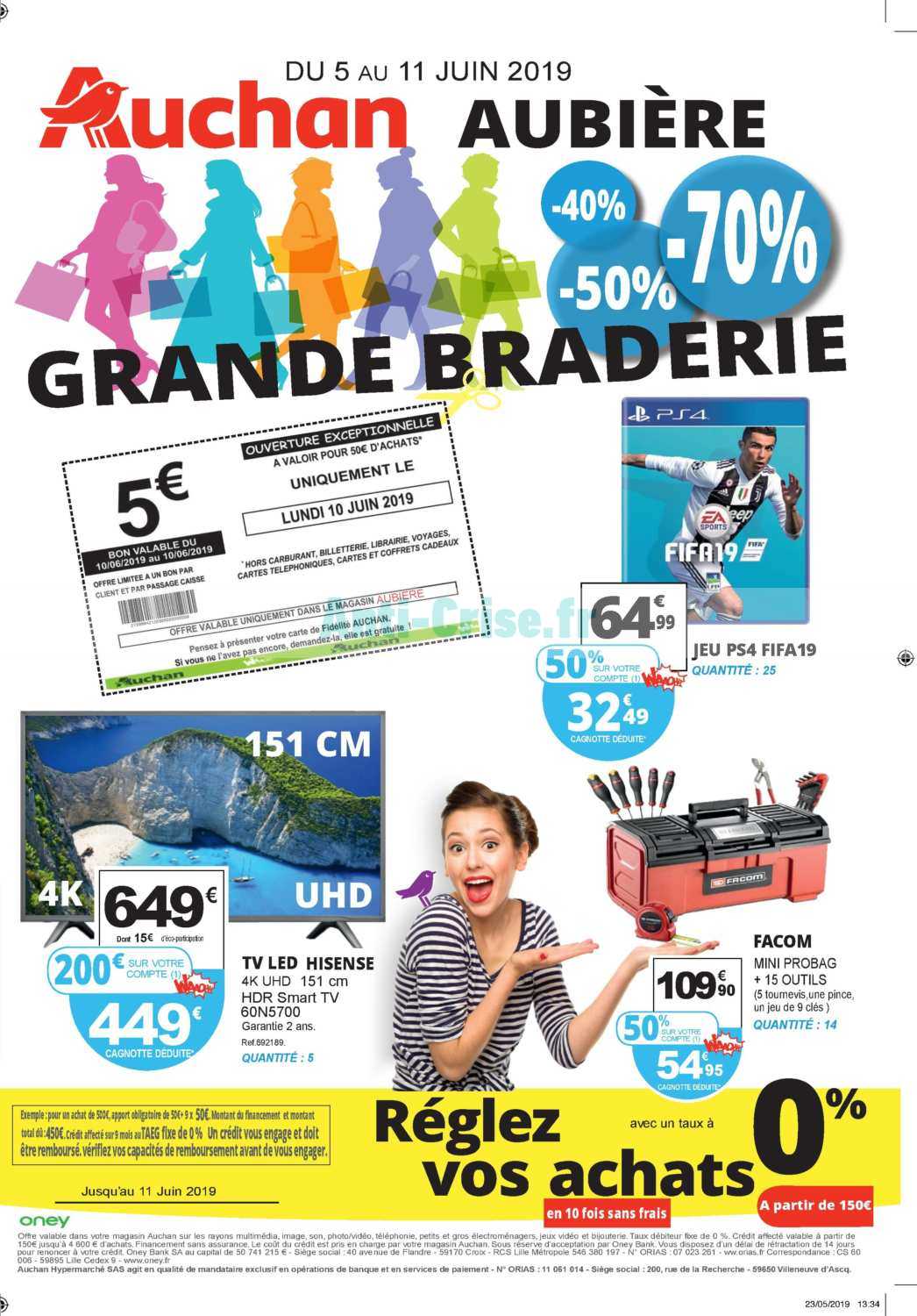 Anti crise fr Catalogue Auchan Local du 05 au 11 juin 2019 Aubière