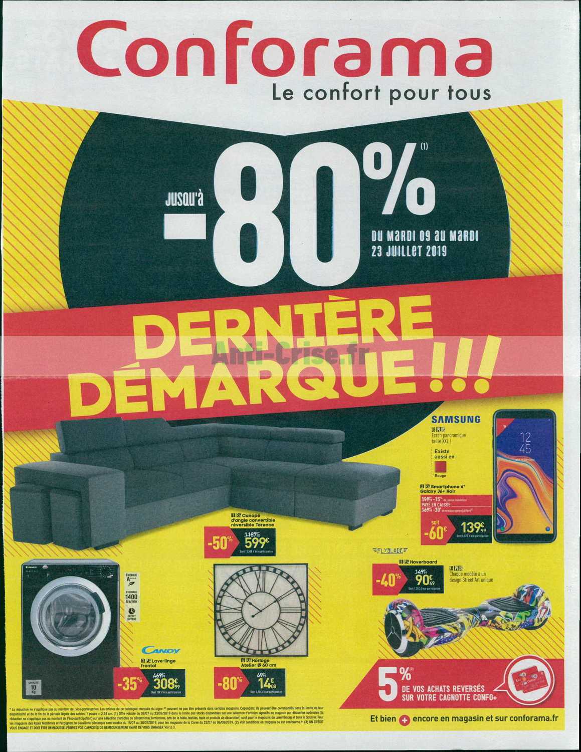 Anti Crise Fr Catalogue Conforama Du Au Juillet Conforama