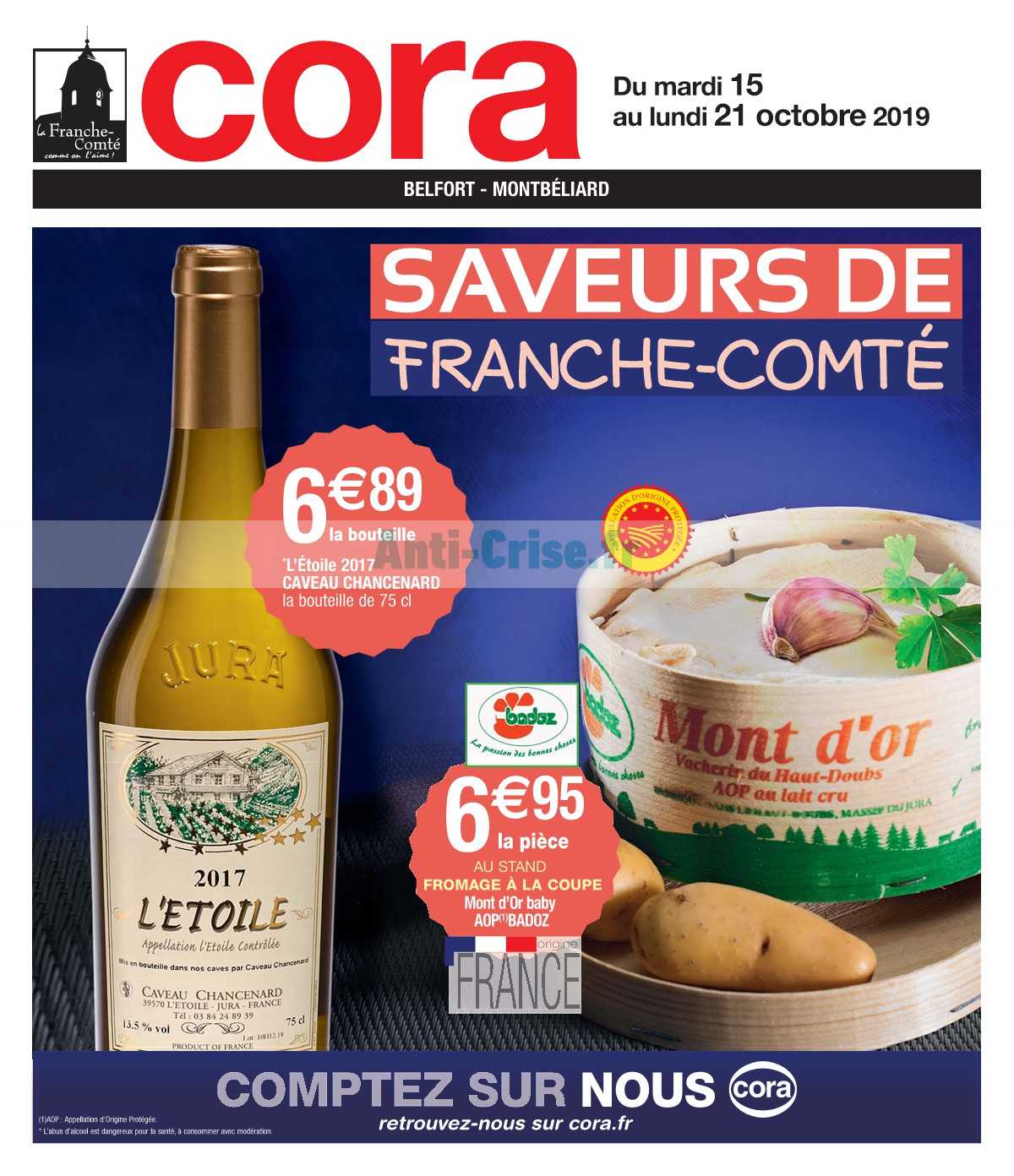 Anti crise fr Catalogue Cora du 15 au 21 octobre 2019 Franche Comté