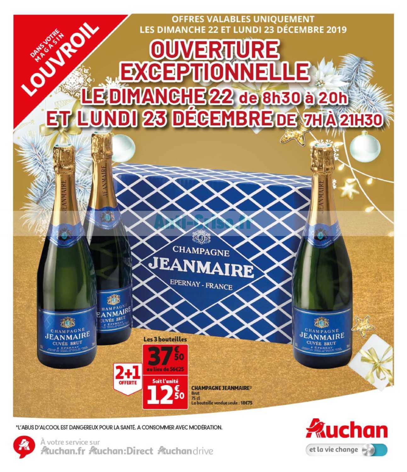 Anti crise fr Catalogue Auchan Local du 22 au 23 décembre 2019