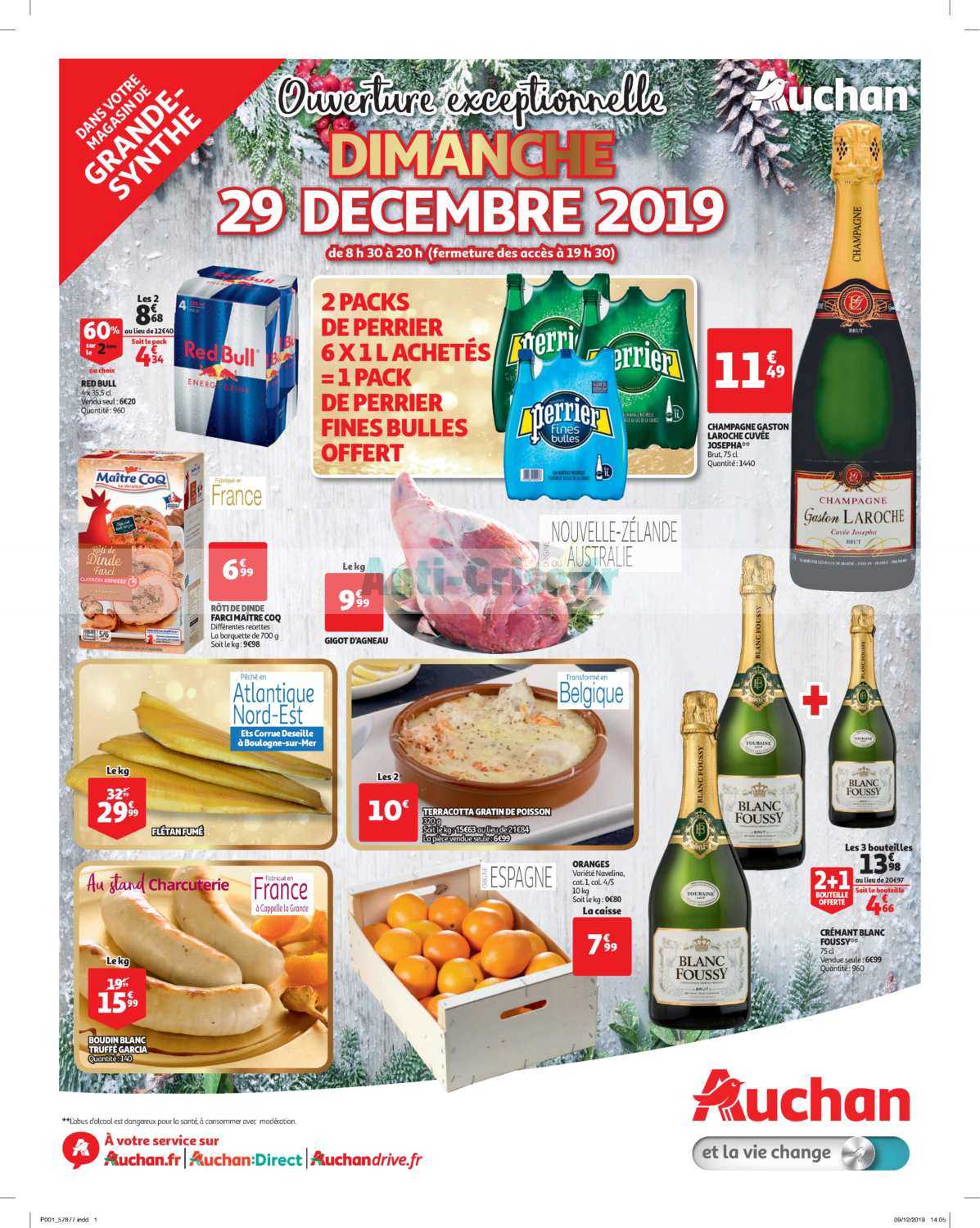 Anti crise fr Catalogue Auchan Local du 29 décembre 2019 Dunkerque