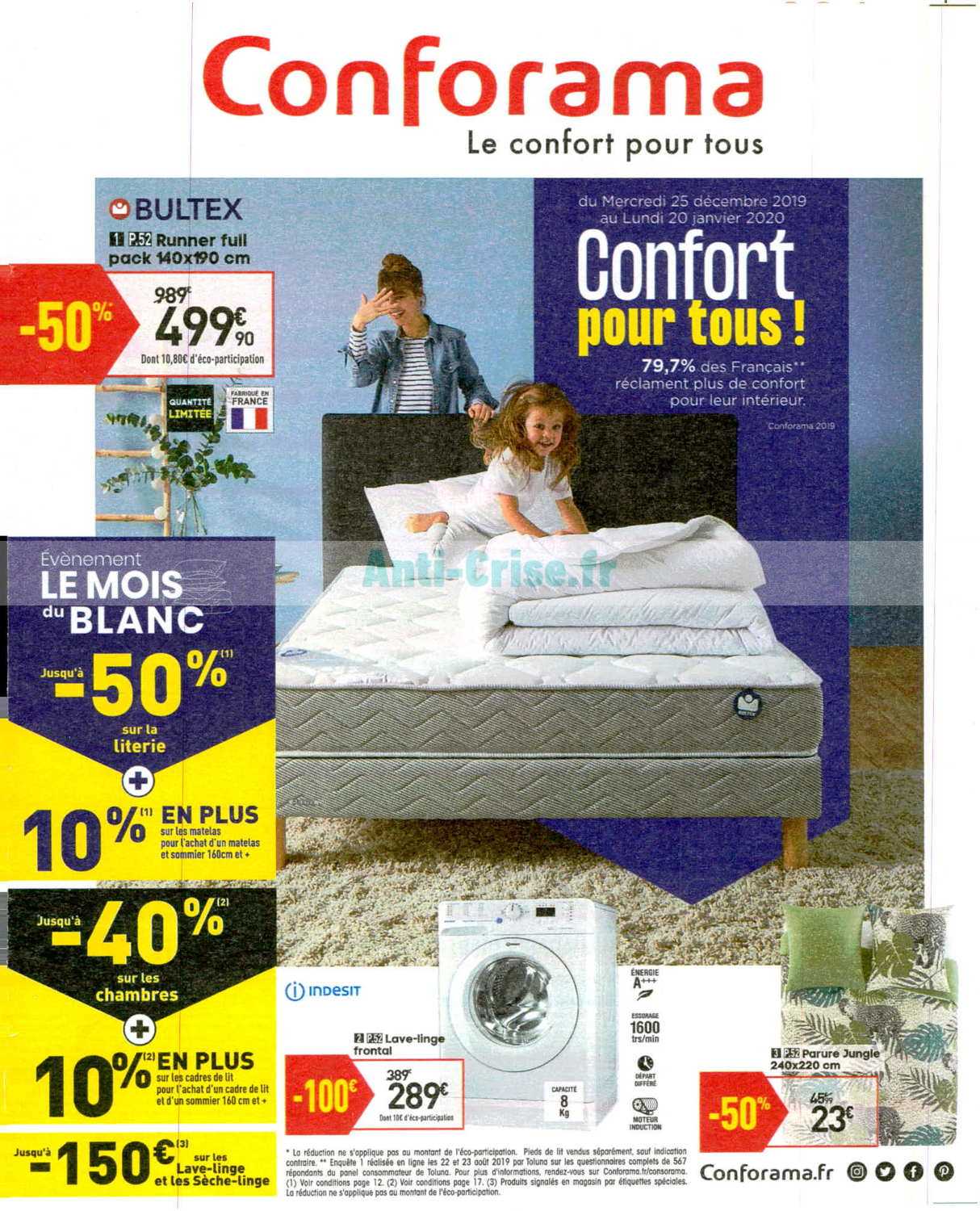 Anti Crise Fr Catalogue Conforama Du D Cembre Au Janvier