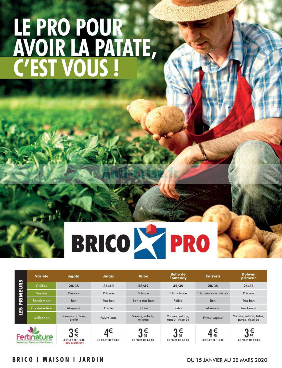 Anti Crise Fr Catalogue Brico Pro Du Janvier Au Mars Brico