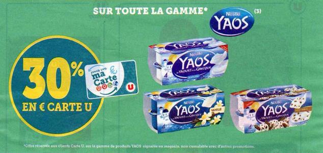 Anti Crise Fr Yaourts Yaos Chez Magasins U 23 06 04 07 Yaourts