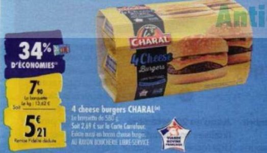 Anti Crise Fr Burger Charal Chez Carrefour 21 09 28 09 Burger