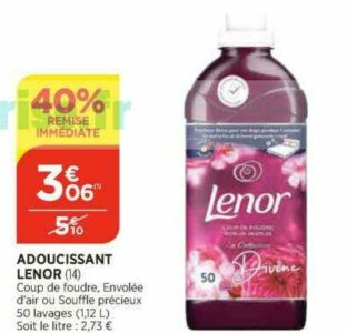 Anti Crise Fr Assouplissant Lenor Chez Atac