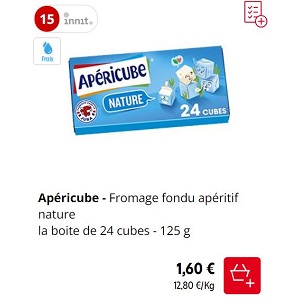 Anti crise fr Fromage Apéritif 24 cubes Apéricube partoutFromage