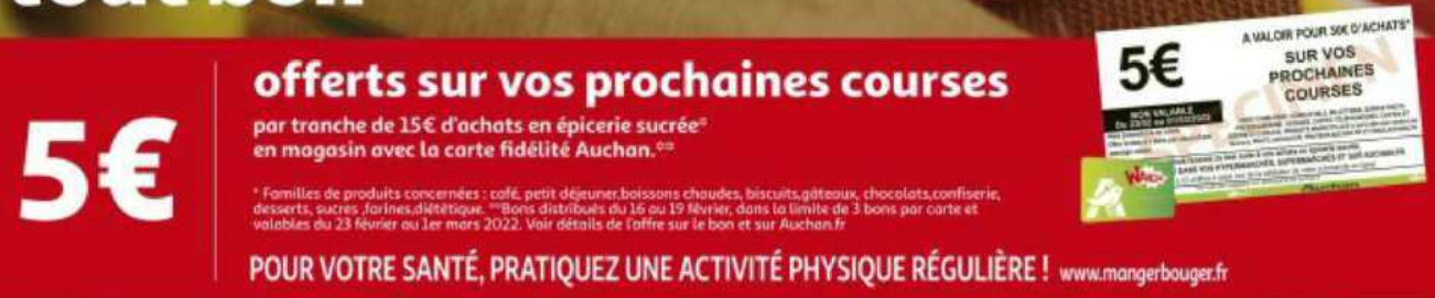 Anti Crise Fr 5 En Bon DAchat Par Tranche De 15 DAchats En