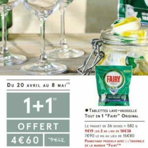 Anti Crise Fr Capsules Lave Vaisselle Fairy Chez Monoprix