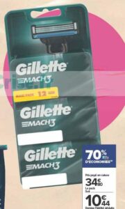 Anti Crise Fr Lames De Rasoir Gillette Chez Carrefour