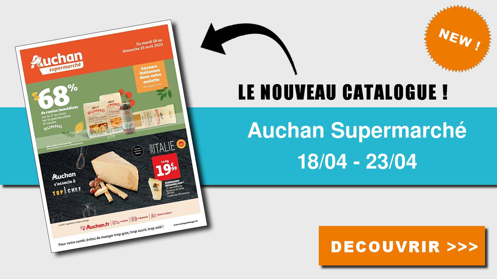 Anti crise fr Catalogue Auchan Supermarché du 18 au 23 avril