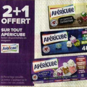 Anti crise fr Gamme Apéricube chez Carrefour Market 13 06 25 06