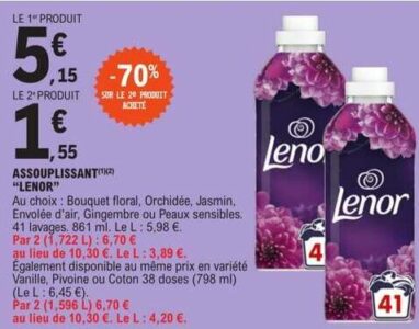 Anti Crise Fr Assouplissant Lenor Chez Leclerc