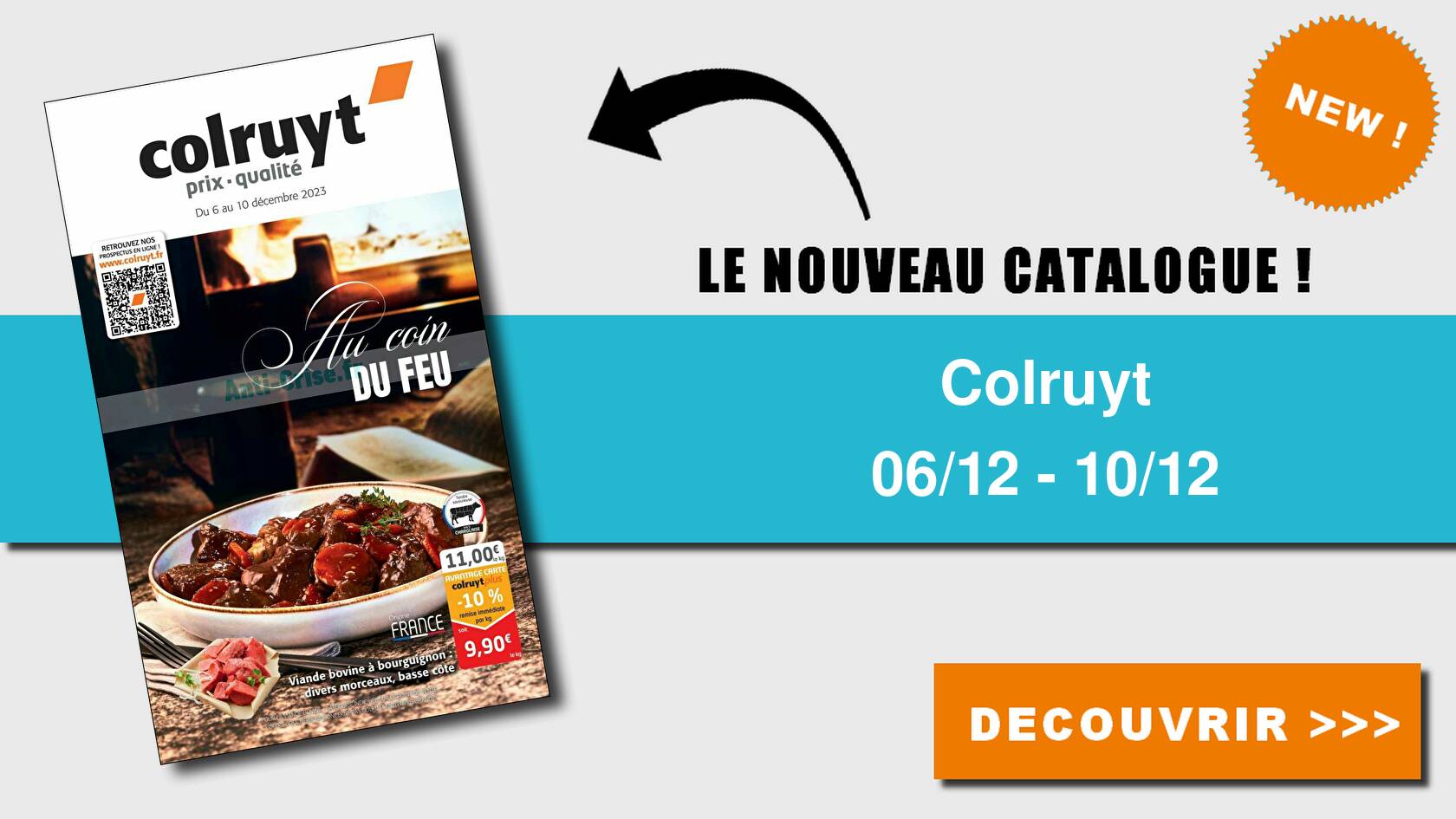 Anti crise fr Catalogue Colruyt du 06 au 10 décembre 2023 Au Coin du