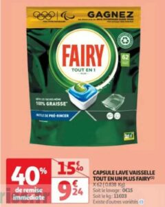 Anti Crise Fr Capsules Lave Vaisselle Fairy Chez Auchan Supermarch