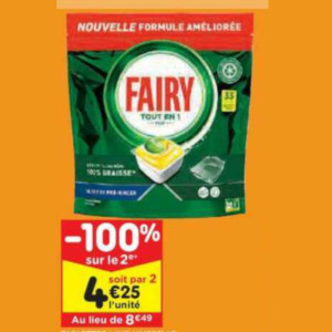 Anti Crise Fr Capsules Lave Vaisselle Fairy Chez Leader Price 30 01