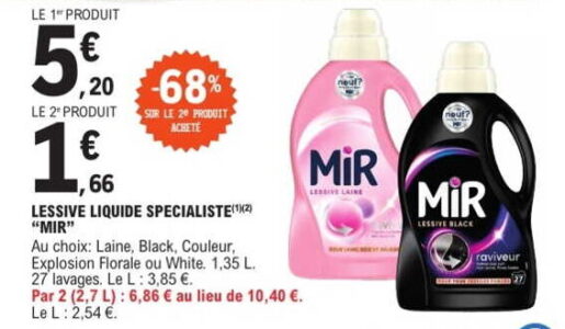 Anti Crise Fr Lessive Liquide MIR Chez Leclerc 26 12 11 01 Lessive