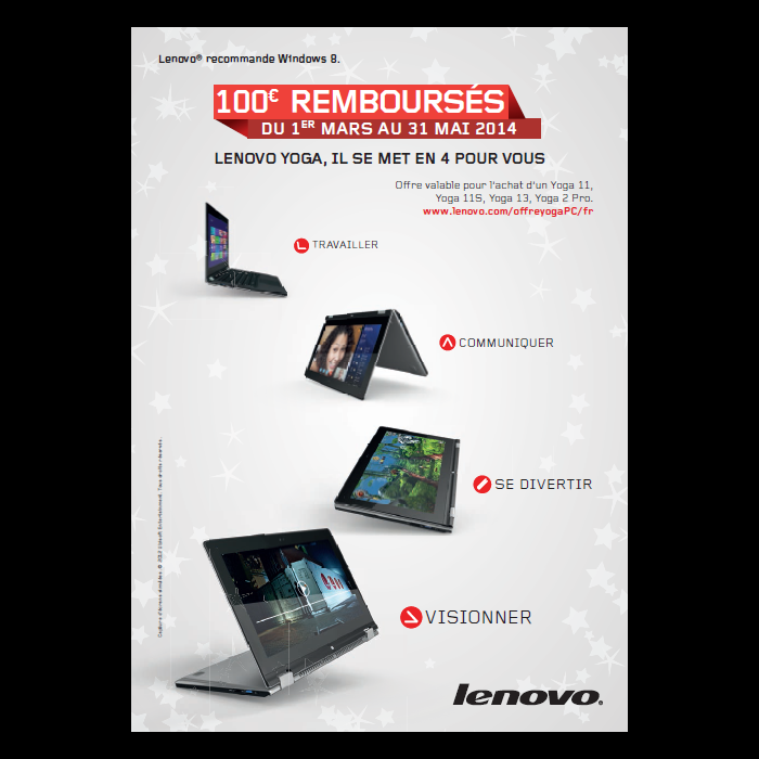 Anti-crise.fr | Offre de Remboursement Portable Lenovo Yoga 100€Offre ...