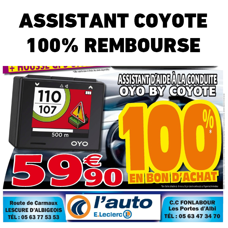 Assistant D'aide à La Conduite Coyote Mini – Occasion – Anti-radar Et Alerte Zones Danger