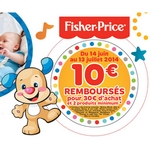anti-crise.fr offre de remboursement fisher-price 10 euros sur 2 jouets