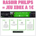 Bon plan rasoir philips clck&style achete jeu xbox a 1 euro