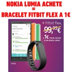 bon plan nokia lumia achete bracelet fitbit flex a 1 euro