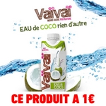 odr - offre de remboursement shopmium eau de coco vaivai à 1 euros