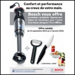 Bon Plan Bosch : Accessoires culinaires Offerts pour l'achat d'un Mixeur MaxoMixx - anti-crise.fr