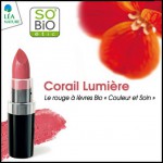 Test de Produit So'Bio : Rouge à lèvres Couleur & Soin Corail Lumière - anti-crise.fr