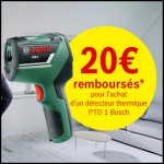 Offre de Remboursement (ODR) Bosch : 20 € sur un détecteur thermique PTD 1 - anti-crise.fr