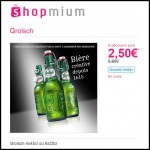 Offre de Remboursement (ODR) Shopmium - Grolsch à 2,50 € - anti-crise.fr