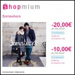 Offre de Remboursement (ODR) Shopmium : 10 € ou 20 € sur Somewhere Vêtements - anti-crise.fr