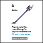 Offre d'Essai (ODR) Dyson : Aspirateur Balai DC62 Satisfait ou 100 % Remboursé - anti-crise.fr