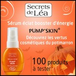 Test de Produit Beauté Test : Sérum éclat booster d'énergie Pump'Skin de Secrets de Léa - anti-crise.fr