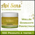 Test de Produit Beauté Addict : Miellée Gommante Perfectrice Api'Sens - anti-crise.fr