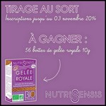 Tirage au Sort Nutrisensis sur Facebook : Boîte de Gelée Royale à Gagner - anti-crise.fr
