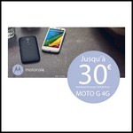 Offre de Remboursement (ODR) Motorola : Jusqu'à 30 € sur Moto G 4G - anti-crise.fr