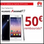 Offre de Remboursement (ODR) Huawei : 50 € sur Ascend P7 - anti-crise.fr