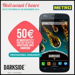 Offre de Remboursement (ODR) Wiko : 50 € sur Smartphone DARKSIDE - anti-crise.fr