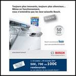 Offre de Remboursement (ODR) Bosch : Jusqu'à 100 € sur les Lave-vaisselle - anti-crise.fr