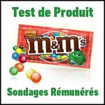 Test de Produit Sondages Rémunérés : M&M's Peanut Butter - anti-crise.fr