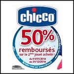 Offre de Remboursement (ODR) Chicco : 50 % sur le 2ème Jouet acheté - anti-crise.fr