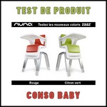 Test de Produit Conso Baby : Chaise haute ZAAZ de Nuna - anti-crise.fr