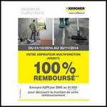 Offre de Remboursement (ODR) Kärcher : Aspirateur Multifonction MV jusqu’à 100% Remboursé - anti-crise.fr