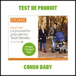 Test de Produit Conso Baby : Poussette Trailz STOKKE - anti-crise.fr