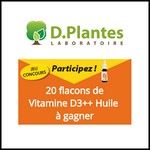 Tirage au Sort D. Plantes : Flacon de Vitamine D3++ Huile à Gagner - anti-crise.fr
