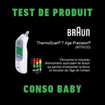 Test de Produit Conso Baby : ThermoScan 7 Age Precision BRAUN - anti-crise.fr