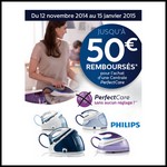 Offre de Remboursement (ODR) Philips : Jusqu'à 50 € sur Centrale Vapeur PerfectCare - anti-crise.fr